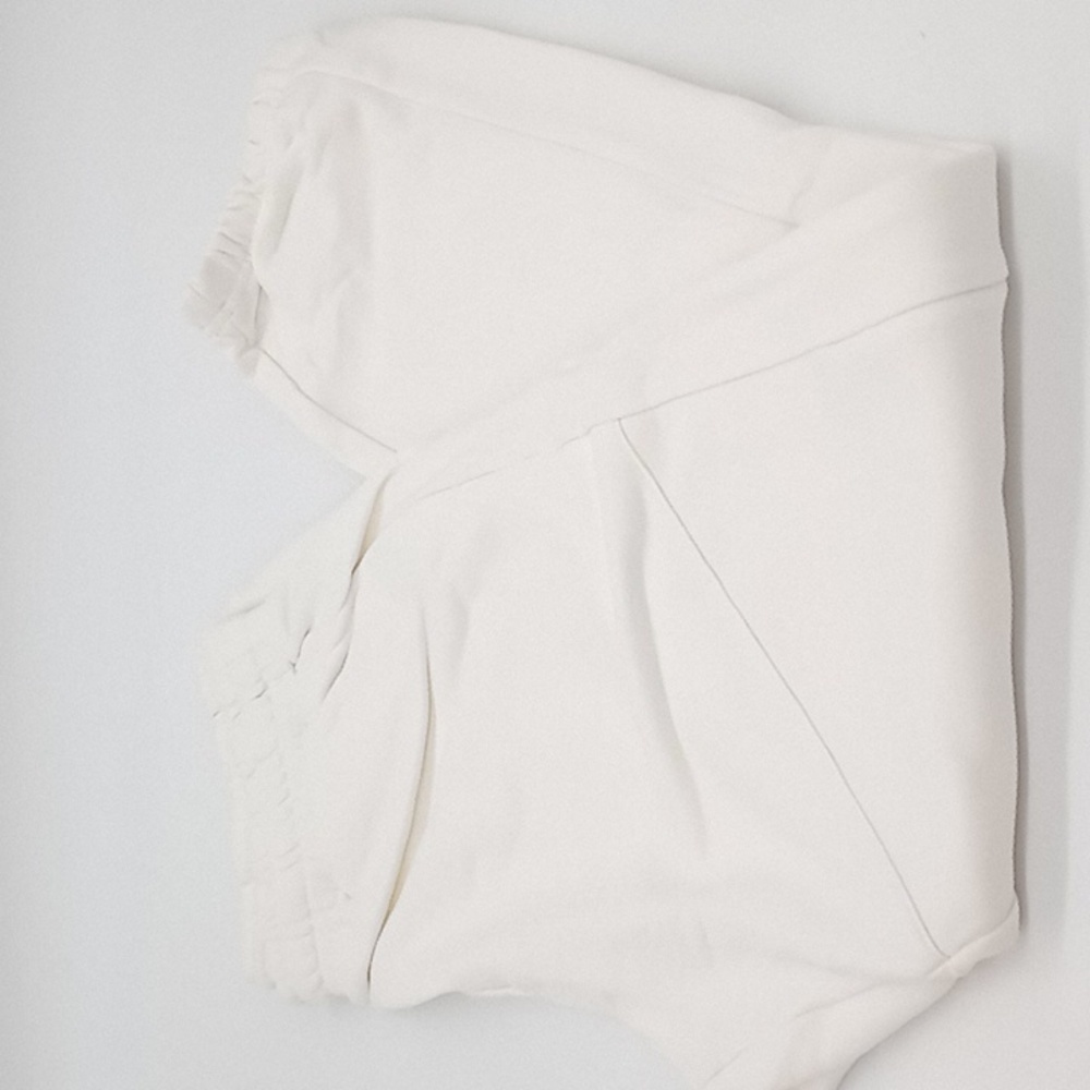 Naked Wardrobe Mens No Sweat Jogger Sweatpants Cream White S